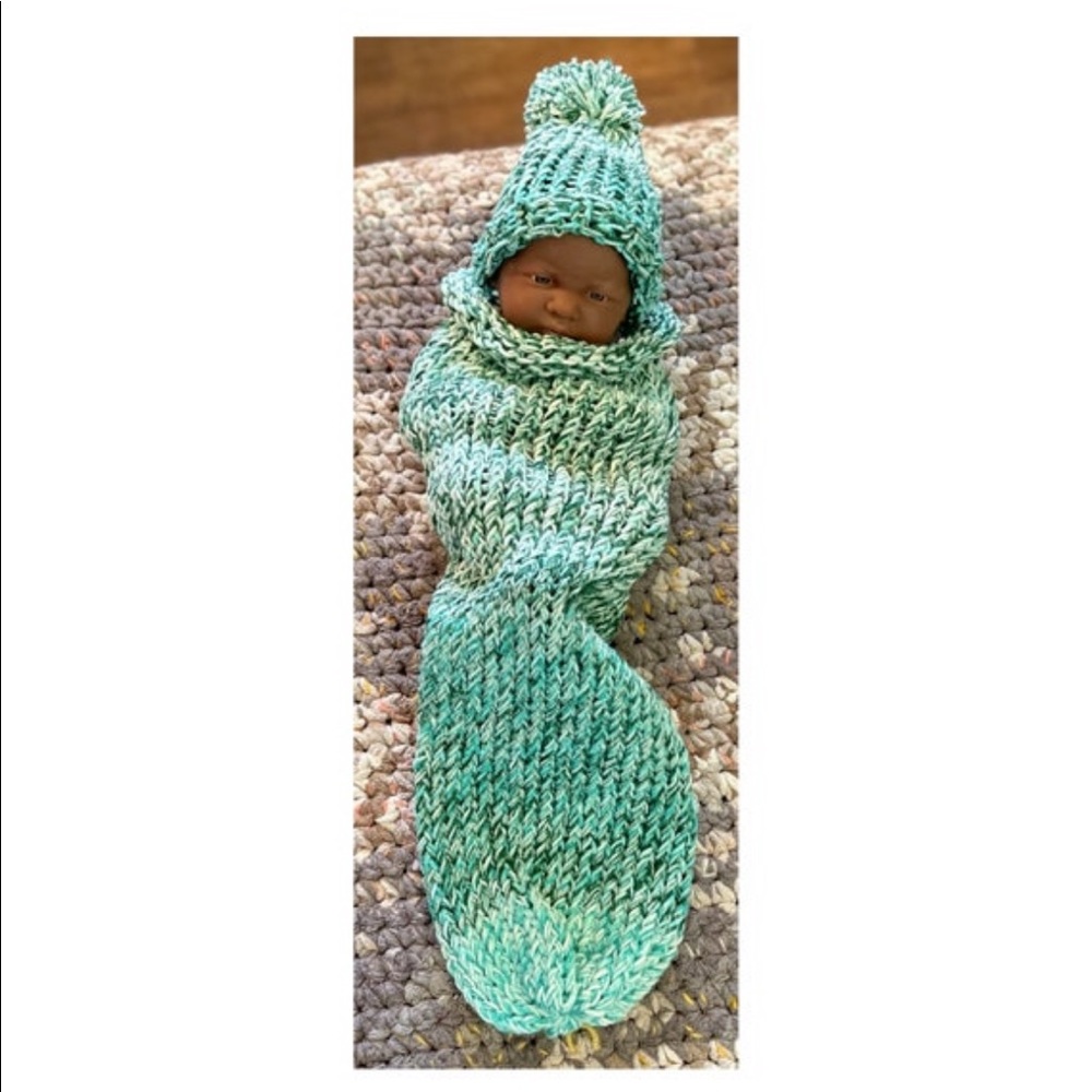 Knit Newborn baby cocoon